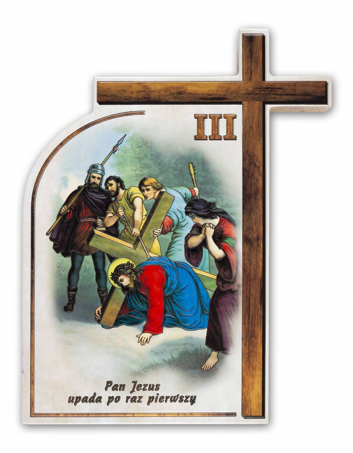 Droga Krzyżowa - Ceramika drewniana  (Komplet - 14 stacji) - zdjęcie 10