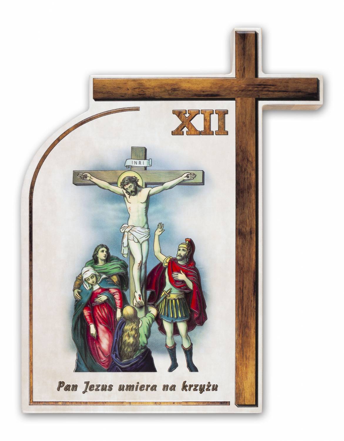 Droga Krzyżowa - Ceramika drewniana  (Komplet - 14 stacji) - zdjęcie 4