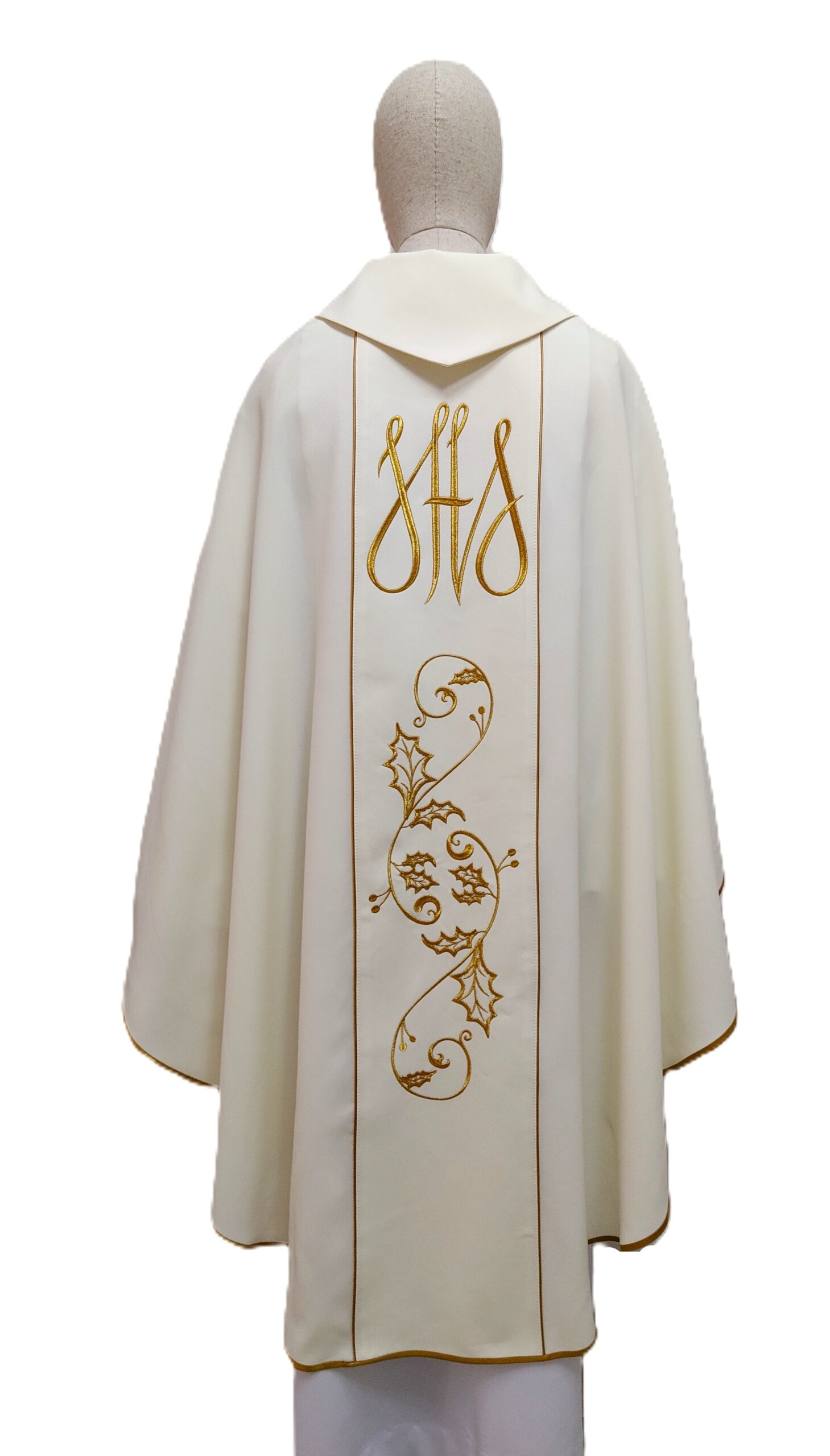 Ornat haftowany ecru Święta Rodzina - Boże Narodzenie - zdjęcie 2