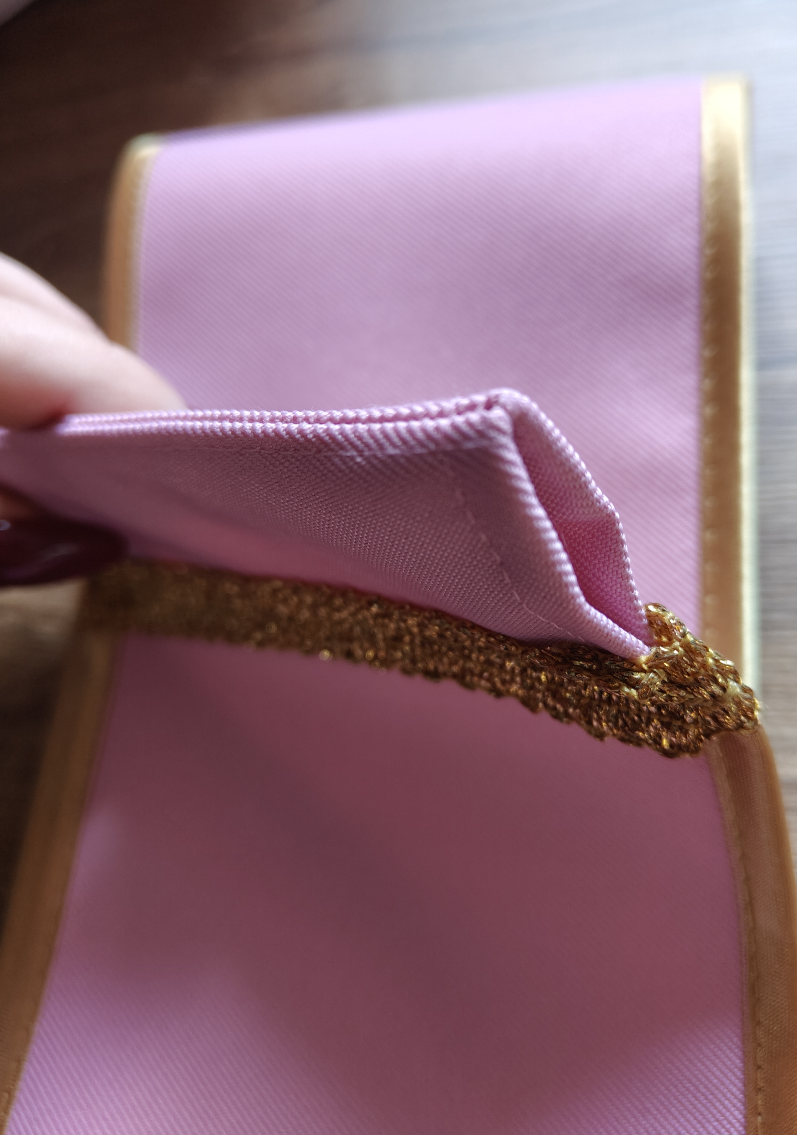 Uchwyt do dzwonka - Sygnatura różowa bez haftu - zdjęcie 2