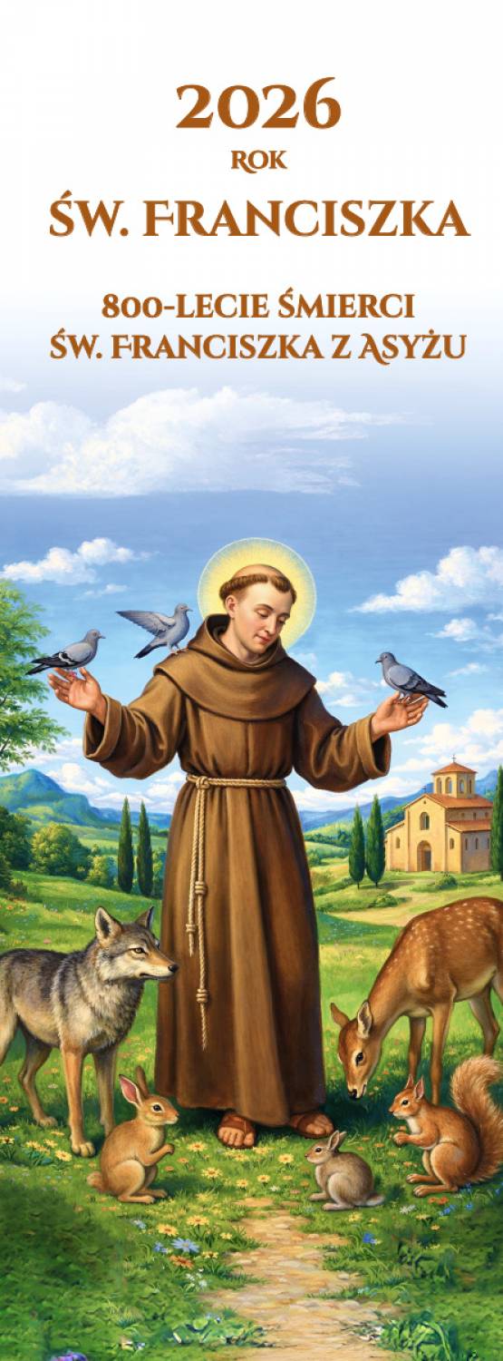 Baner religijny - Rok św. Franciszka 2026 - 800-lecie śmierci św. Franciszka z Asyżu