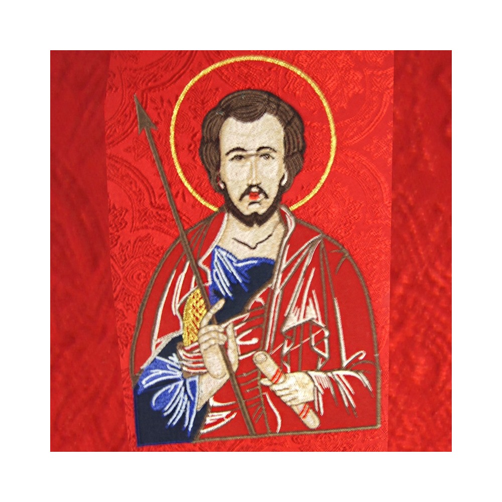 Stuła kapłańska ze św. Tomaszem Apostołem - zdjęcie 2
