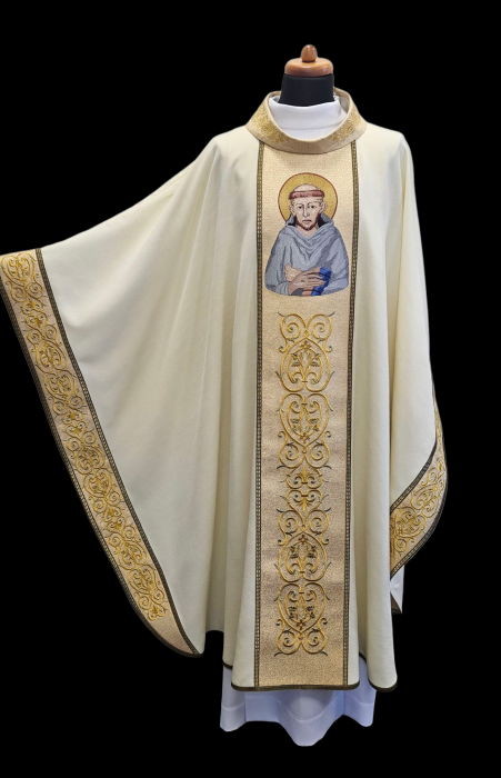 Ornat haftowany Święty Franciszek