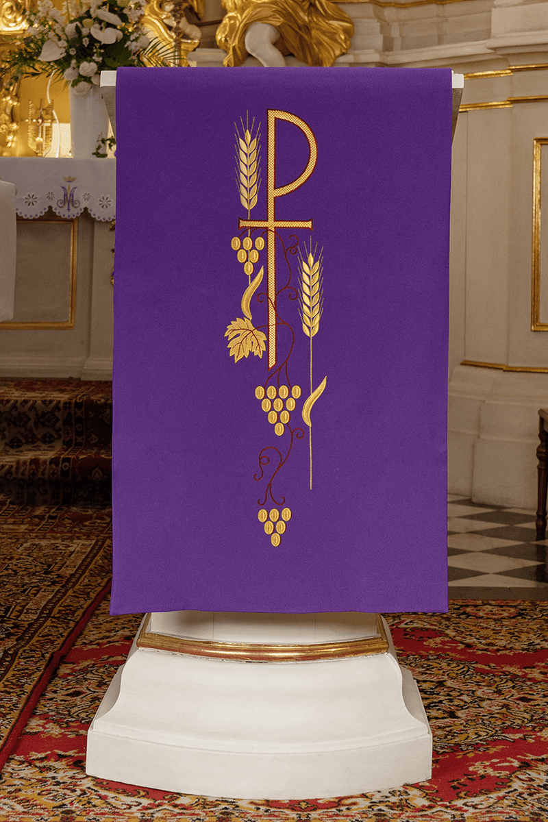 Lektorium/welon na ambonę - kolory liturgiczne (H1)
