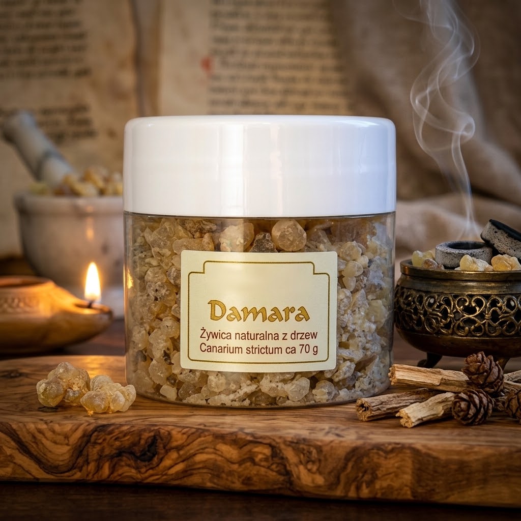 Damara – żywica naturalna do kadzenia, 70 g