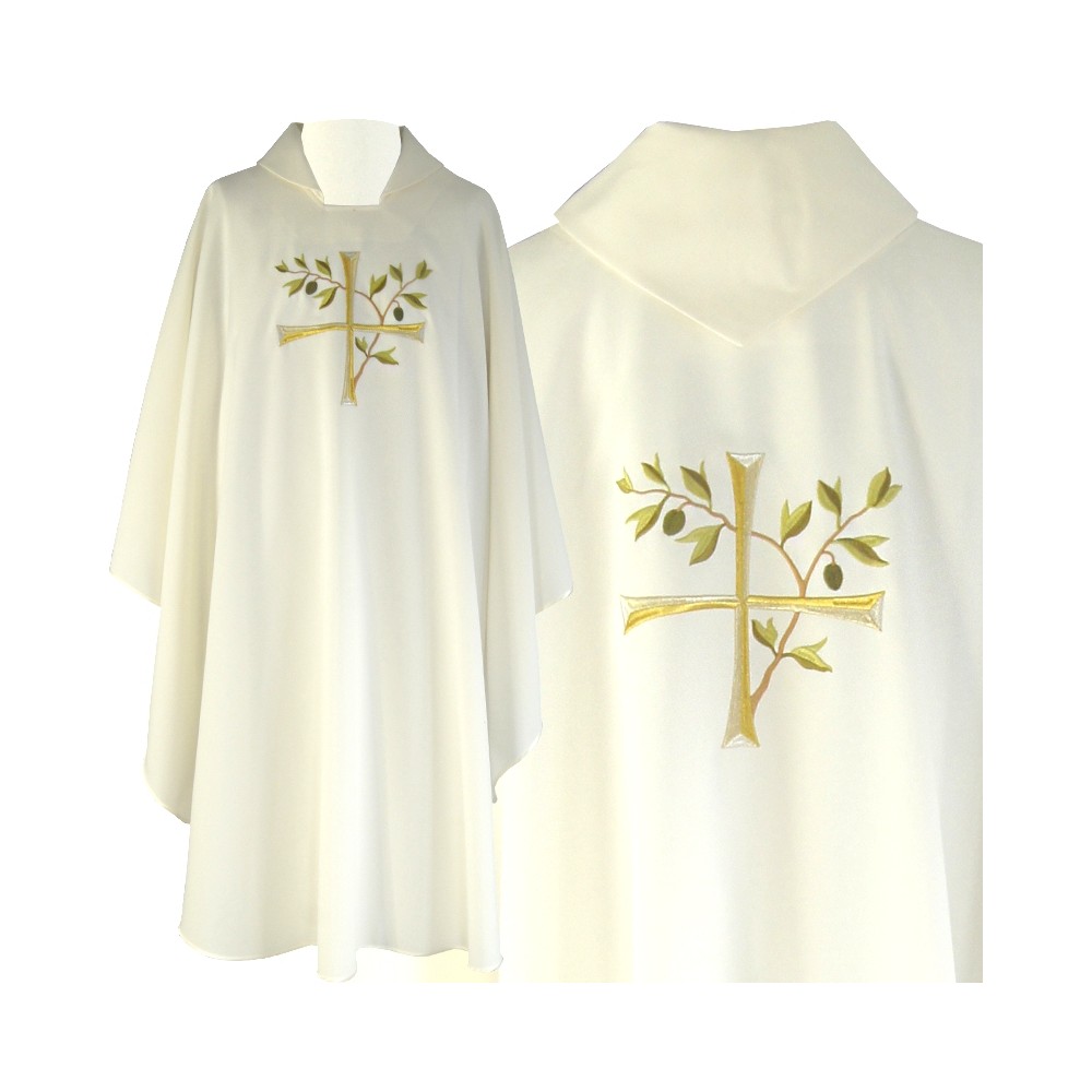 Ornat gotycki Krzyż, kłosy- kolory liturgiczne (2)
