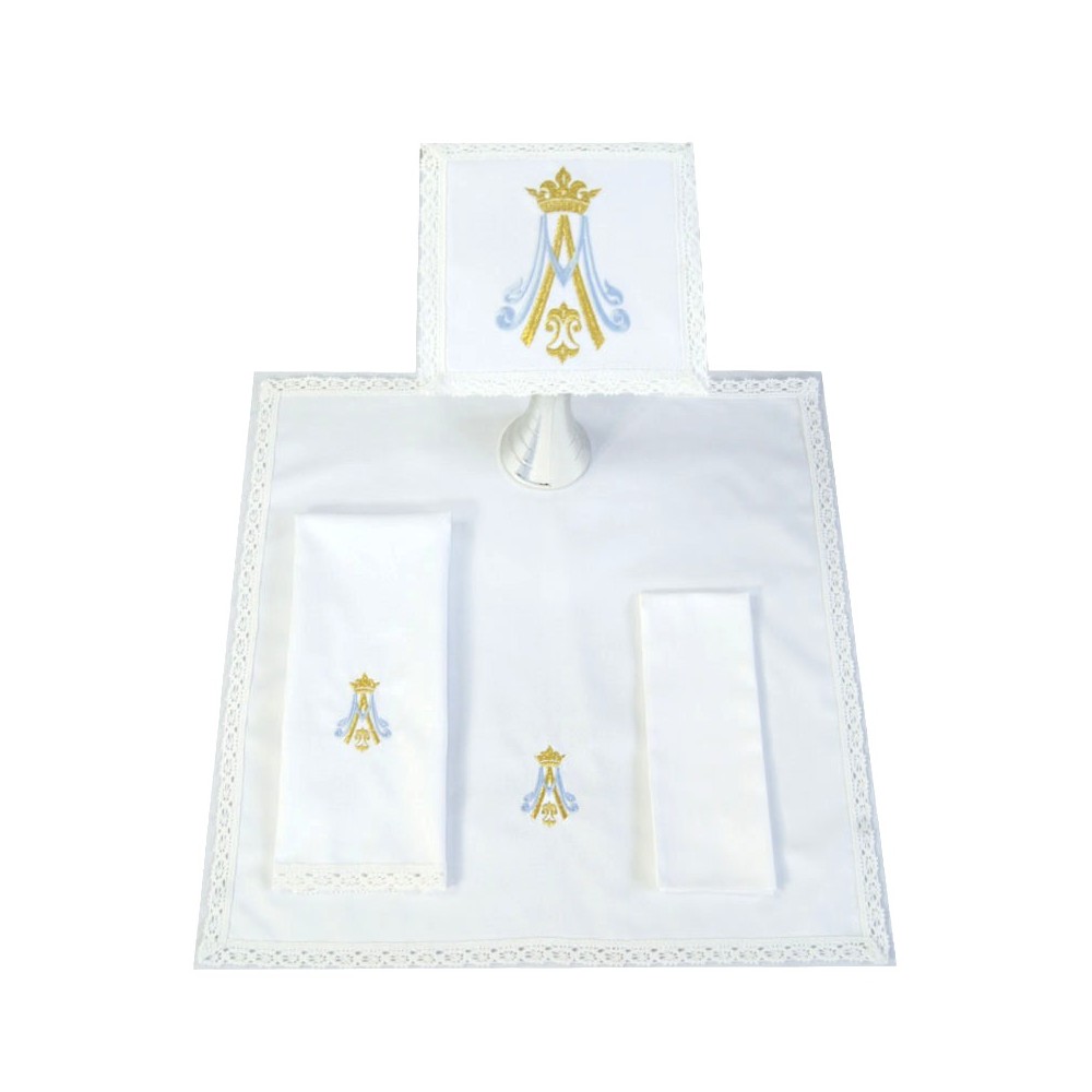 Bielizna kielichowa wzór Maryjny - 100% bawełna (9)