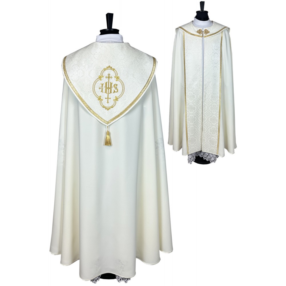 Kapa wzór gotycki IHS (kolory liturgiczne) - tkanina strecz (22) - zdjęcie 5