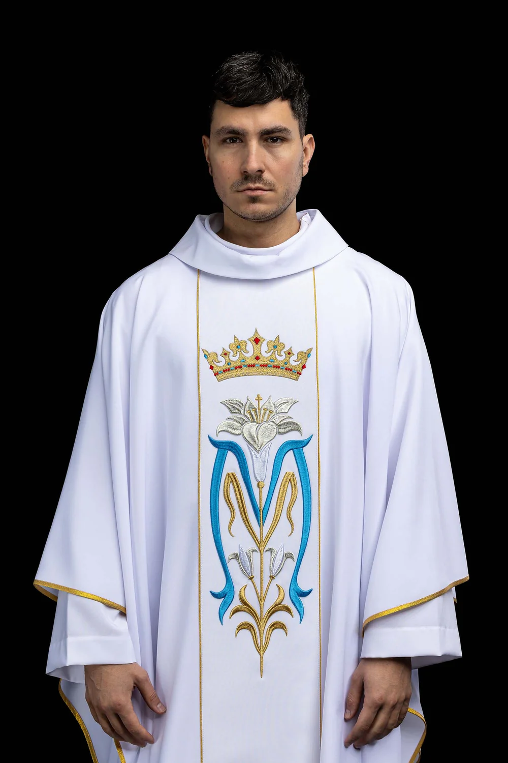 Ornat maryjny haftowany - 3 kolory (19)