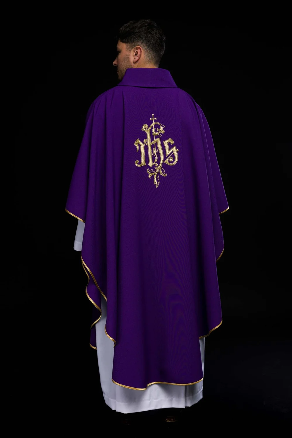 Ornat haftowany IHS - kolory liturgiczne (41) - zdjęcie 6