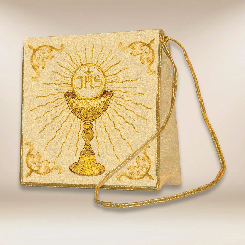 Bursa do chorych haftowana, złota (43)
