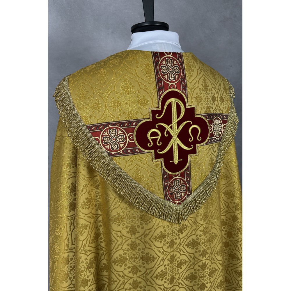 Kapa semi gotycka haftowana - kolor złoty (93) - zdjęcie 3