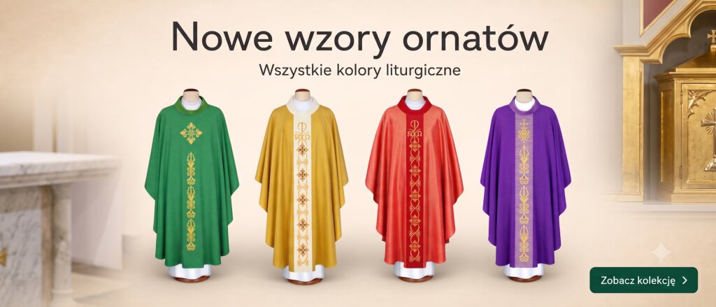 Nowe wzory ornatów haftowanych