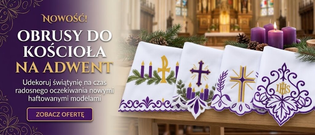 W oczekiwaniu na Narodzenie — zadbaj o piękno ołtarza - OBRUSY ADWENTOWE